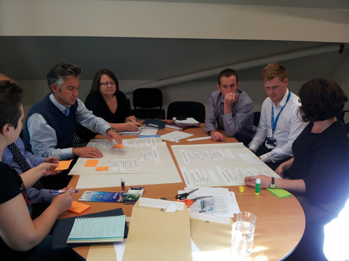 The planning staff thinking about navigation