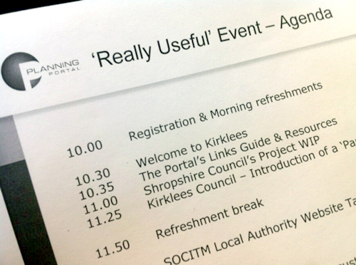 Planning Portal Agenda