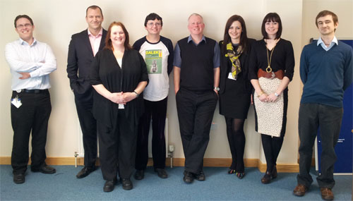 Staff from Birmingham City Council and Shropshrie Council 